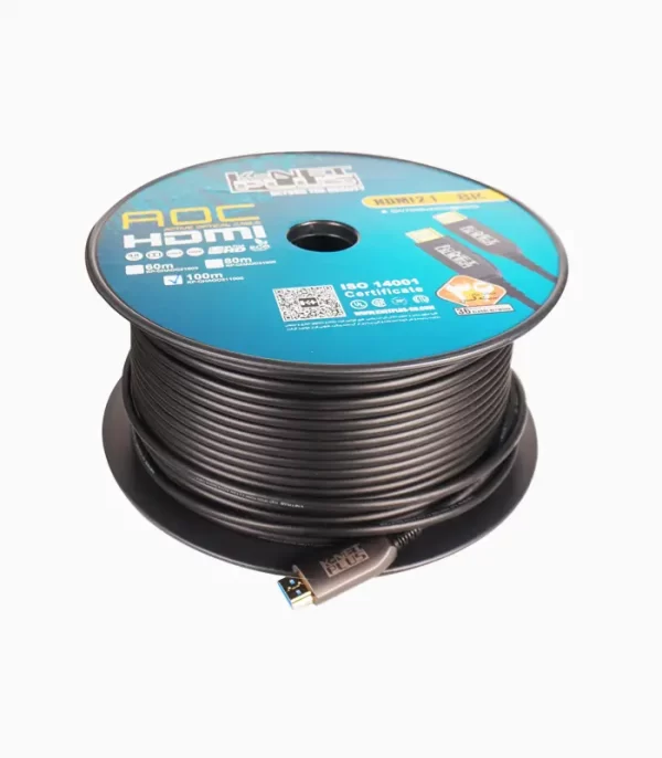 HDMI FIBER OPTIC CABLE KNET PLUS KP-CHAOC211000 100m