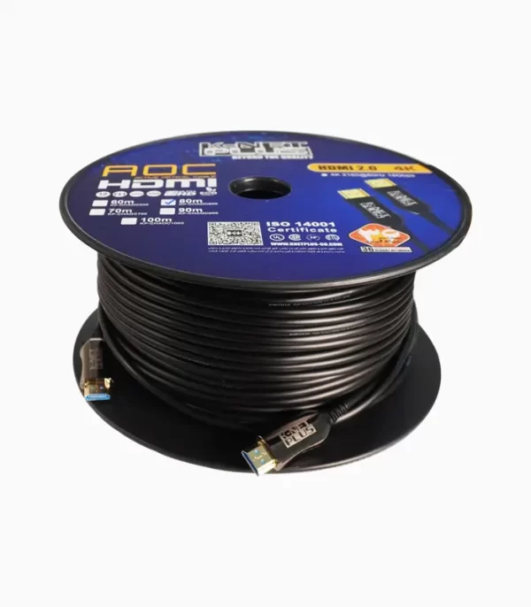HDMI FIBER OPTIC CABLE KNET PLUS KP-CHAOC800 80m