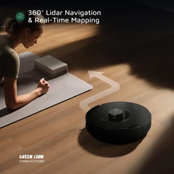 Cleaner  Green Lion Smart Robot Vacuum Pro 4000Pa - تصویر 4