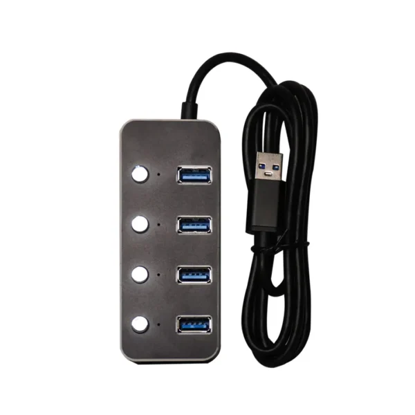 HUB USB-C KNET K-HUAMH504 4-Port
